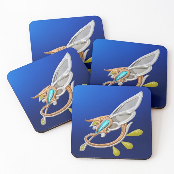 Item preview, Golden Bird Shedding Artifact Genshin Impact Fanart designed and sold by Phloxy-Fables.