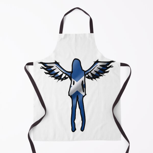 Item preview, Scottish Angel Wings Gift - Scotland Saltire Flag Angel Symbolic Tee designed and sold by Loom on the Loch.