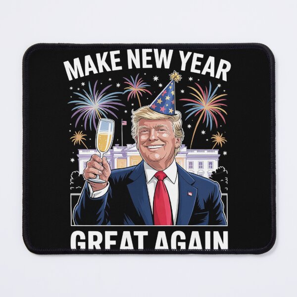 Item preview, Trump Make New Year Great Again Happy New Years Eve Day designed and sold by KonstanKoraner.