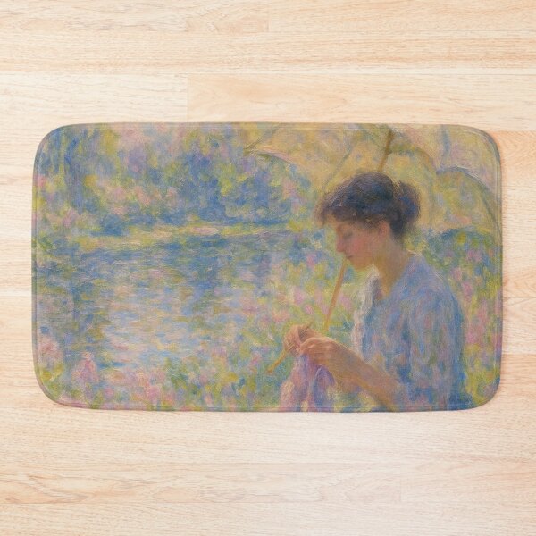 Item preview, Knitting woman in Monet garden  designed and sold by Iail Ioa.