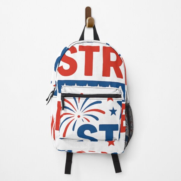 Item preview, Stars, Stripes, & Freedom – Patriotic Fireworks Bold Typography T-Shirt (Premium Vector Print) designed and sold by FashionXtral.