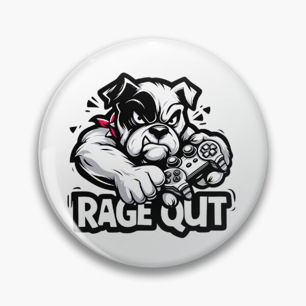 Item preview, Funny Gaming Dog Breaking Controller - Rage Quit Moment - Gamer Humor Tee designed and sold by DrawDrip.