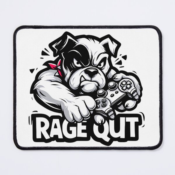 Item preview, Funny Gaming Dog Breaking Controller - Rage Quit Moment - Gamer Humor Tee designed and sold by DrawDrip.