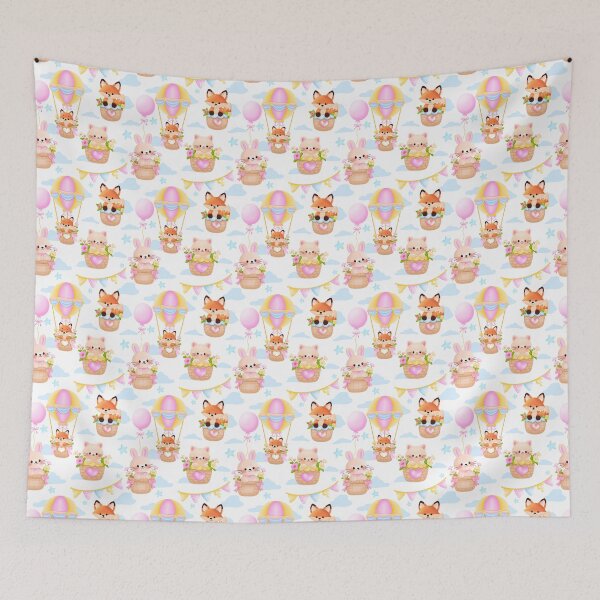 Item preview, Baby Shower Balloon Ride Seamless designed and sold by KJackArtwork.