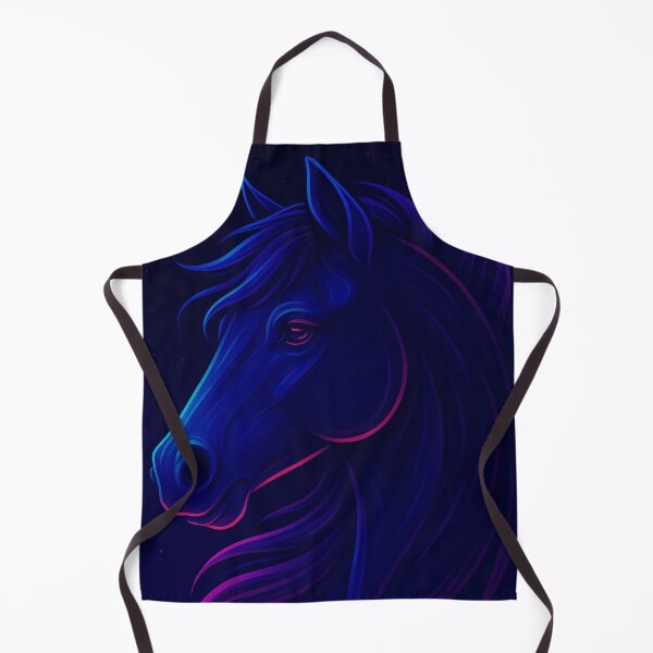 Item preview, Neon Horse Vaporwave Cyber Steed Art designed and sold by GolabMagic.