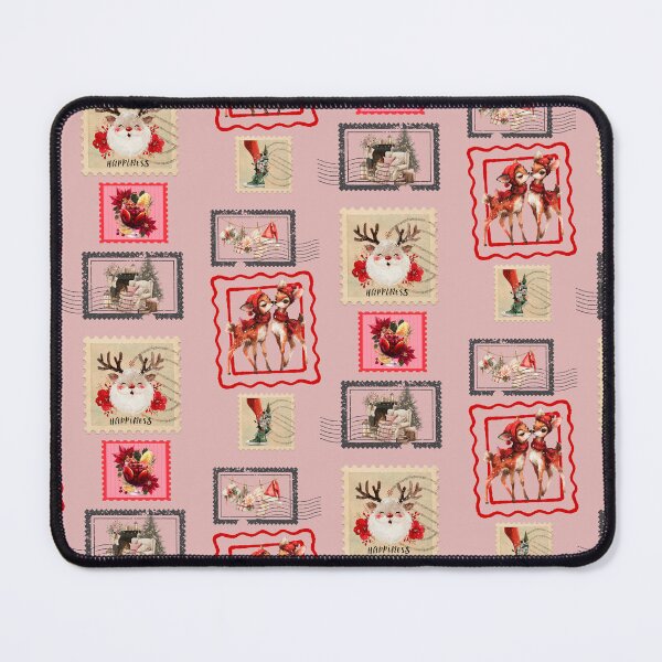 Item preview, Vintage Christmas Postage Stamp Collage designed and sold by Anastasiia Yurevych.
