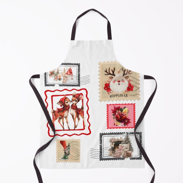 Item preview, Vintage Christmas Postage Stamp Collage designed and sold by Anastasiia Yurevych.