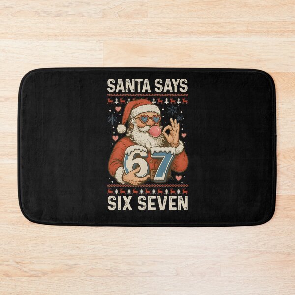 Item preview, Holiday Claus Santa Bruh Santa Happy Says Retro Seven Six designed and sold by ChadnoSmith.