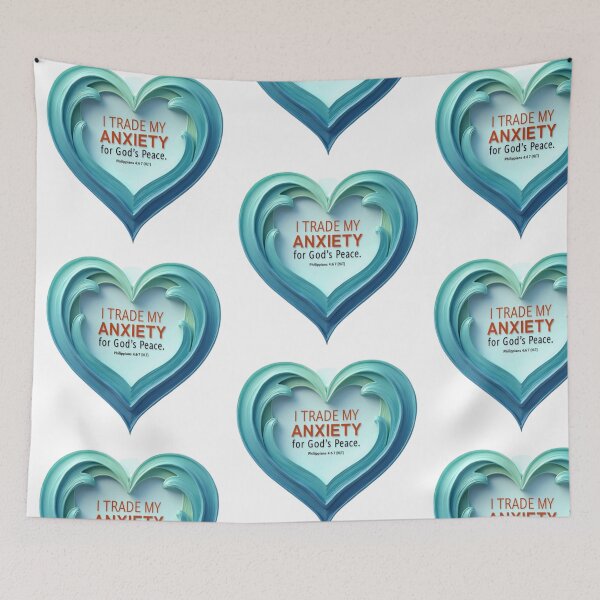 Item preview, Anxiety for God's Peace | Philippians 4:6-7 Prayer Design designed and sold by ebocraft.