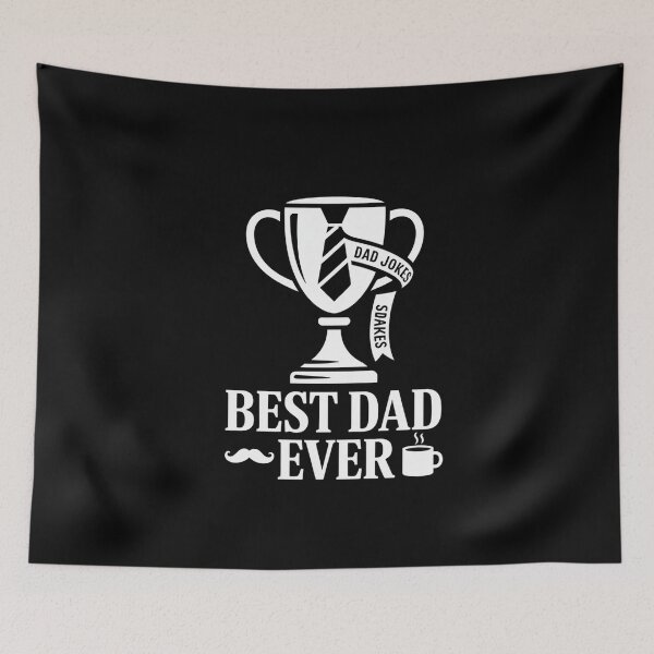 Item preview, Best Dad Ever Trophy Tee - Classic Dad Jokes Design designed and sold by Reichcorp.