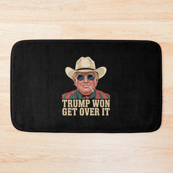 Item preview, Trump Won Get Over It Cowboy Trump  designed and sold by dainegilbert.