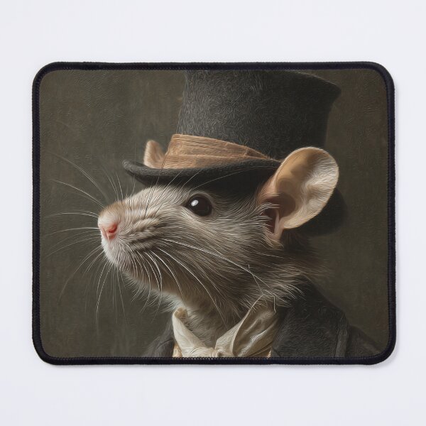 Aperçu de l'œuvre Portrait victorien d'un gentilhomme souris - Art animalier vintage créée et vendue par SpecInkStudio.