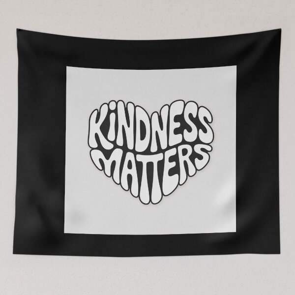 Item preview, Be Kind Always Heart Design - Gentle Typography Tee designed and sold by Reichcorp.