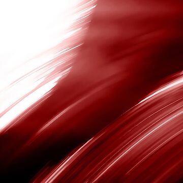 Artwork thumbnail, Red On White Abstract Paint by RMSphoto