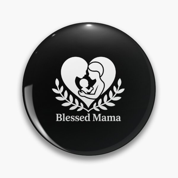 Item preview, Blessed Mama Heart Design - Spiritual Family Gratitude Tee designed and sold by Reichcorp.