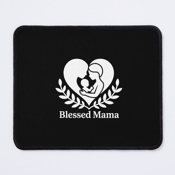 Item preview, Blessed Mama Heart Design - Spiritual Family Gratitude Tee designed and sold by Reichcorp.