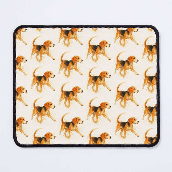 Item preview, Minimalist Watercolor Beagle in Motion designed and sold by BadaBingBear.