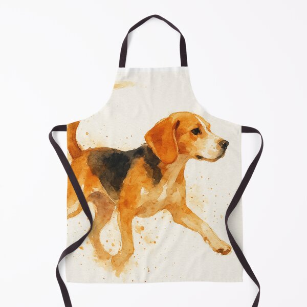 Item preview, Minimalist Watercolor Beagle in Motion designed and sold by BadaBingBear.