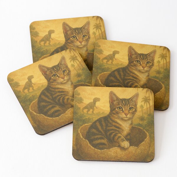Item preview, Prehistoric Kitty – Cute Meets Jurassic designed and sold by Morphini.