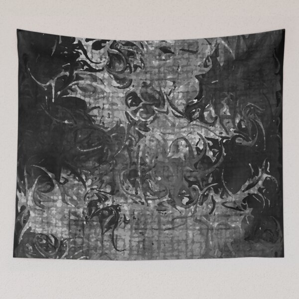 Item preview, Digital Abstract 10 OIL PAINT BW designed and sold by studioabstract.