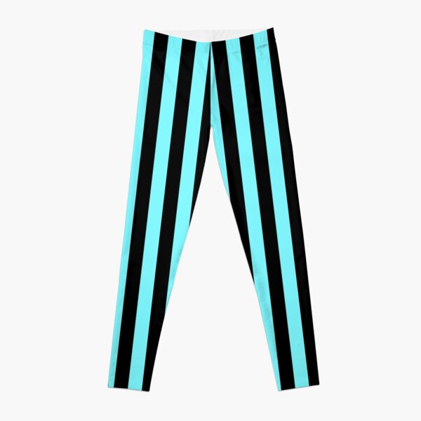 Navy Blue and Black Vertical Stripes Leggings for Sale by ColorPatterns