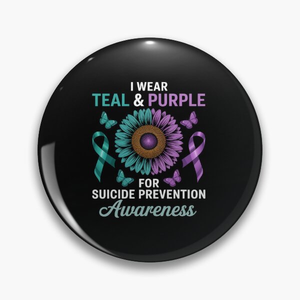 Item preview, Wear Teal  Purple For Suicide Prevention Awareness designed and sold by JonGogue.