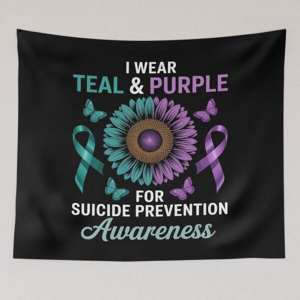Item preview, Wear Teal  Purple For Suicide Prevention Awareness designed and sold by JonGogue.