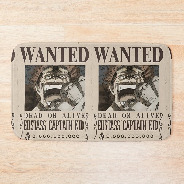 Item preview, Eustass "Captain" Kid Wanted Poster designed and sold by The Anime Guild.