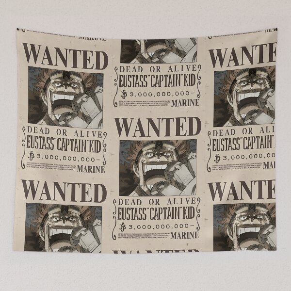 Item preview, Eustass "Captain" Kid Wanted Poster designed and sold by The Anime Guild.