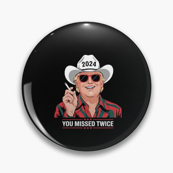Item preview, Western Trump Cowboy You Missed Trump 2024 Flag  designed and sold by dainegilbert.