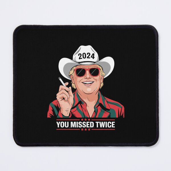 Item preview, Western Trump Cowboy You Missed Trump 2024 Flag  designed and sold by dainegilbert.