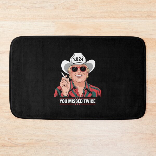 Item preview, Western Trump Cowboy You Missed Trump 2024 Flag  designed and sold by dainegilbert.