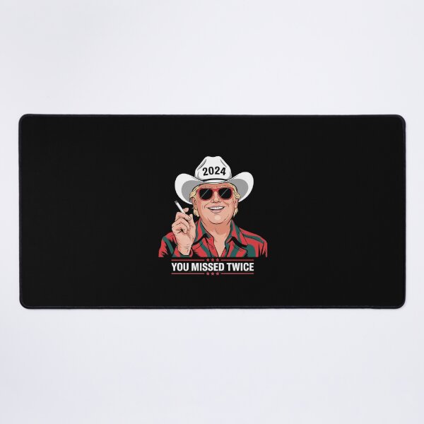 Item preview, Western Trump Cowboy You Missed Trump 2024 Flag designed and sold by dainegilbert.