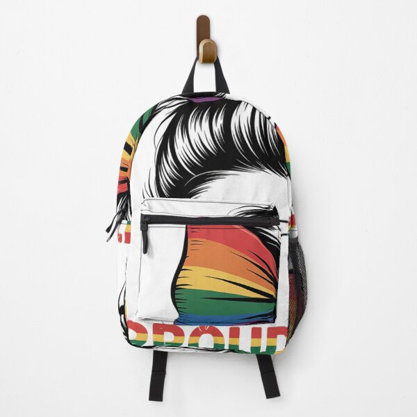 Item preview, Proud Aunt Messy Bun Rainbow Lgbt Gay Pride Month designed and sold by Veroniadic.