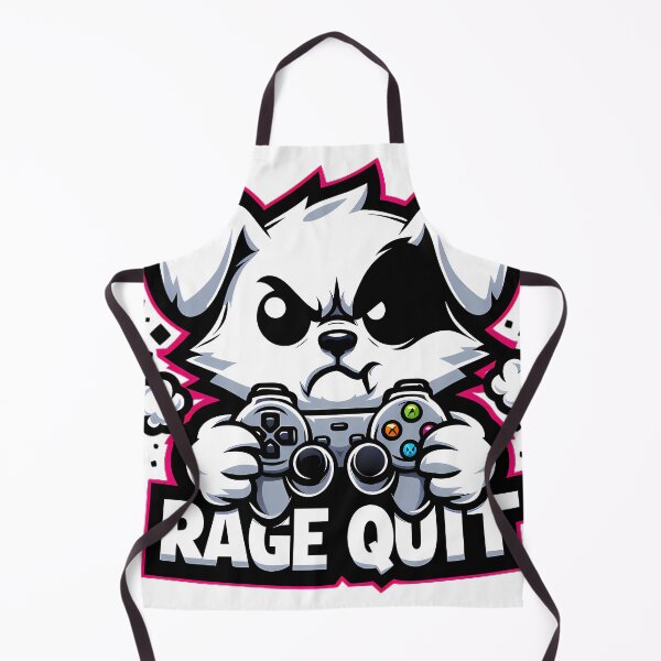 Item preview, Rage Quit Gaming Dog Shirt - Angry Gamer Breaking Controller - Funny Rage Gift designed and sold by DrawDrip.