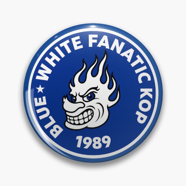 Item preview, Blue White Fanatic Kop Lausannois designed and sold by canvasriddle.