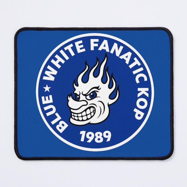 Item preview, Blue White Fanatic Kop Lausannois designed and sold by canvasriddle.
