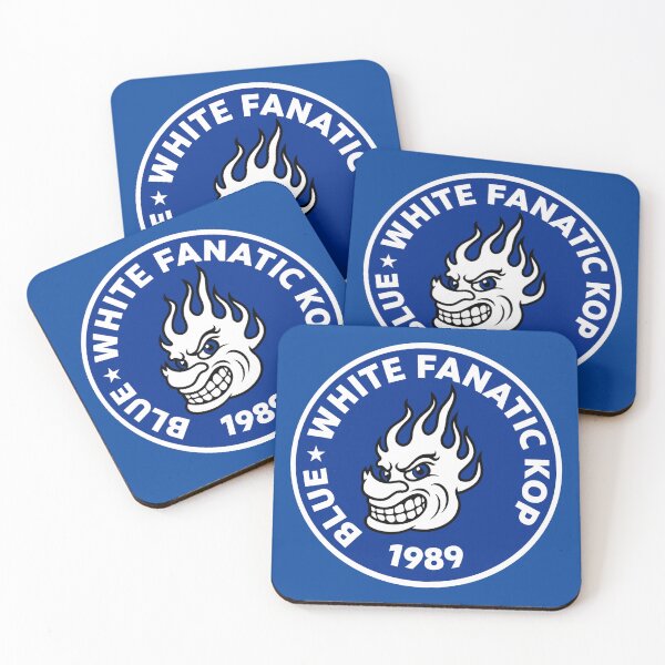 Item preview, Blue White Fanatic Kop Lausannois designed and sold by canvasriddle.