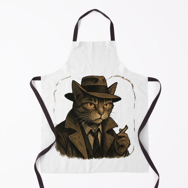 Item preview, Noir Detective Cat – Feline Mystery Vibes designed and sold by Morphini.