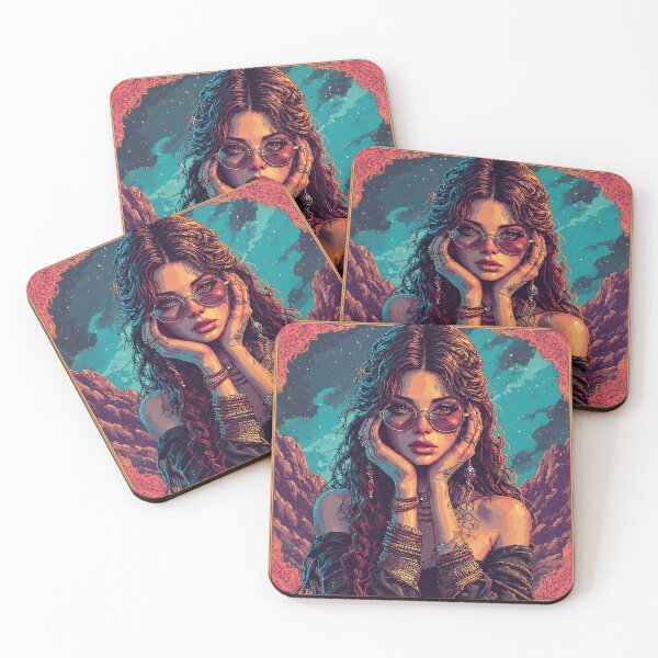 Item preview, Retro Beautiful Girl designed and sold by pexoboy.