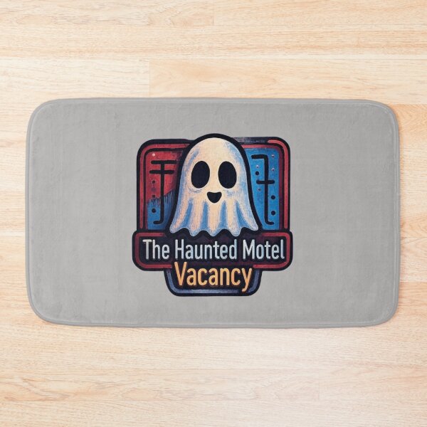 Item preview, “Haunted Motel Vacancy”  Check In, Never Leave designed and sold by Rare Plus Apparel!.