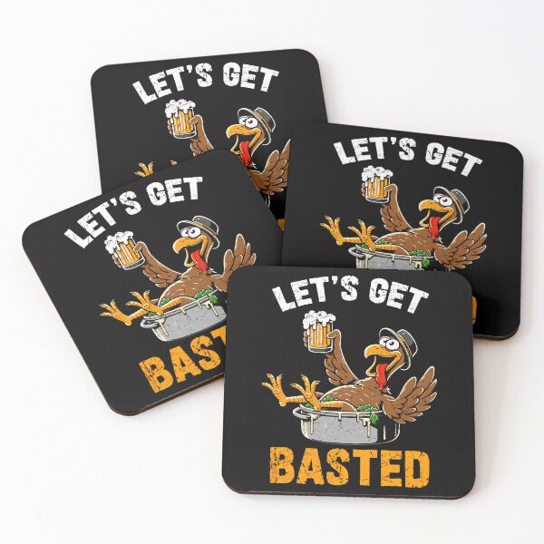 Item preview, Vintage Happy Thanksgiving It Quote Lets Get Basted Holiday Pluck designed and sold by HollyShabero.