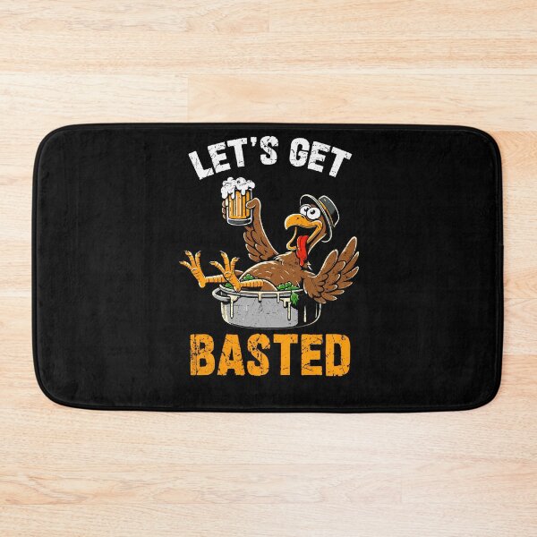Item preview, Vintage Happy Thanksgiving It Quote Lets Get Basted Holiday Pluck designed and sold by HollyShabero.