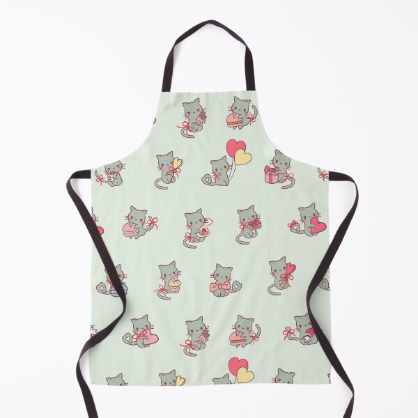 Item preview, Valentine’s Day Cats (Sage) designed and sold by HarunaMcDesigns.