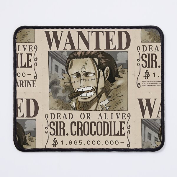 Item preview, Sir. Crocodile Wanted Poster designed and sold by The Anime Guild.