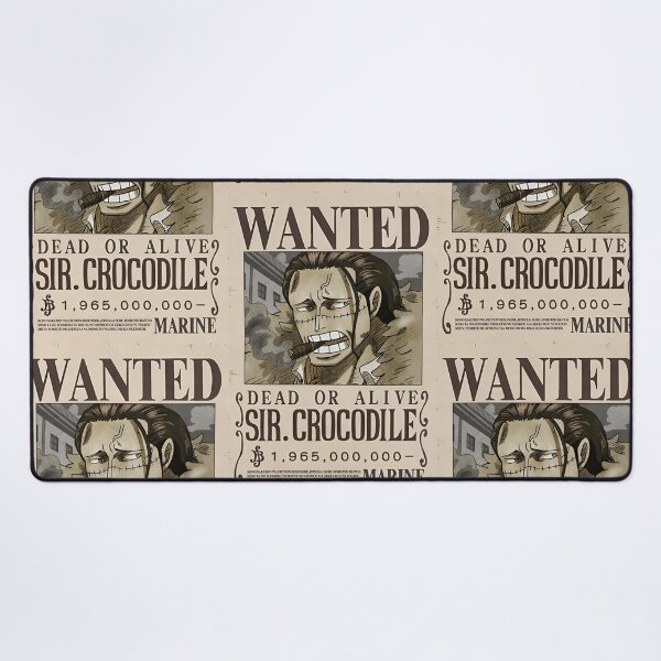Item preview, Sir. Crocodile Wanted Poster designed and sold by The Anime Guild.