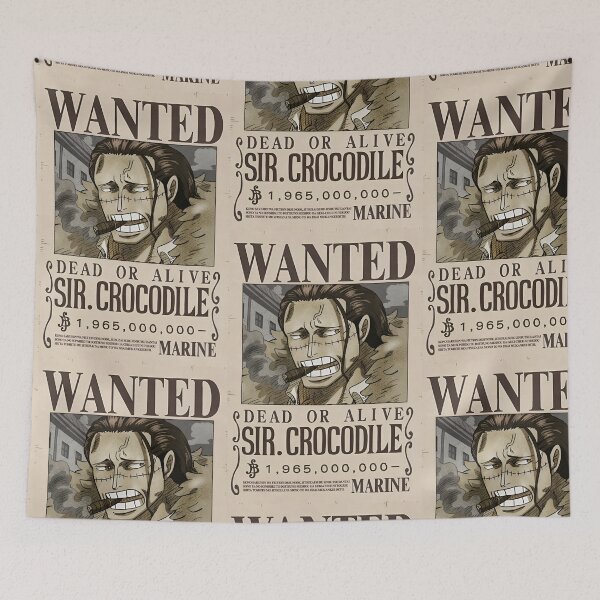 Item preview, Sir. Crocodile Wanted Poster designed and sold by The Anime Guild.