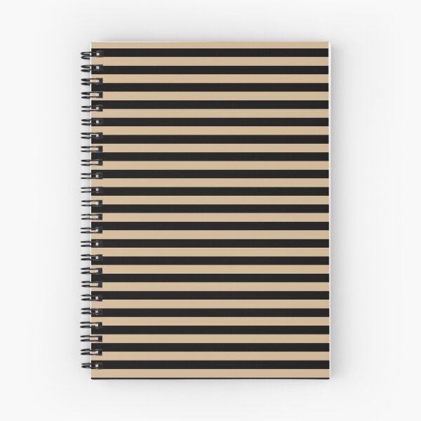 Item preview, Tan Brown and Black Horizontal Stripes designed and sold by ColorPatterns.