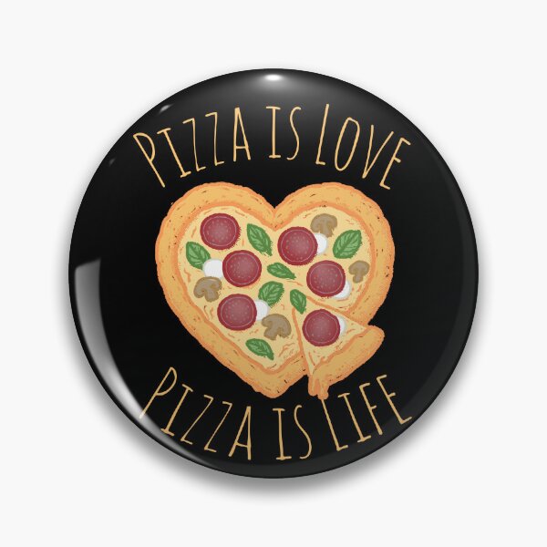 Artikelvorschau, Pizza ist Liebe, Pizza ist Leben entworfen und verkauft von FandomizedRose.