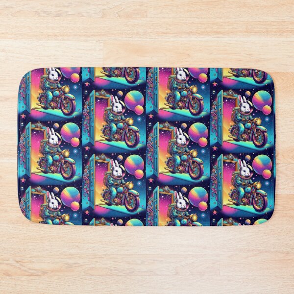 Item preview, Cosmic Rabbit Rider – Space Portal Adventure" designed and sold by Dogandesighn.